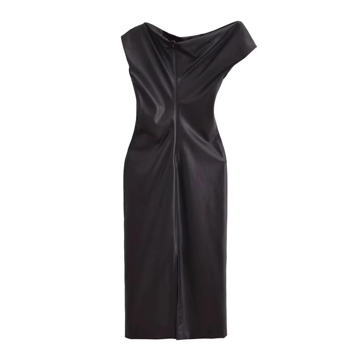 MARICELLA VEGAN LEATHER DRESS